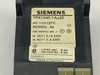 USED SIEMENS SIEMENS 7PX1040-1AJ20