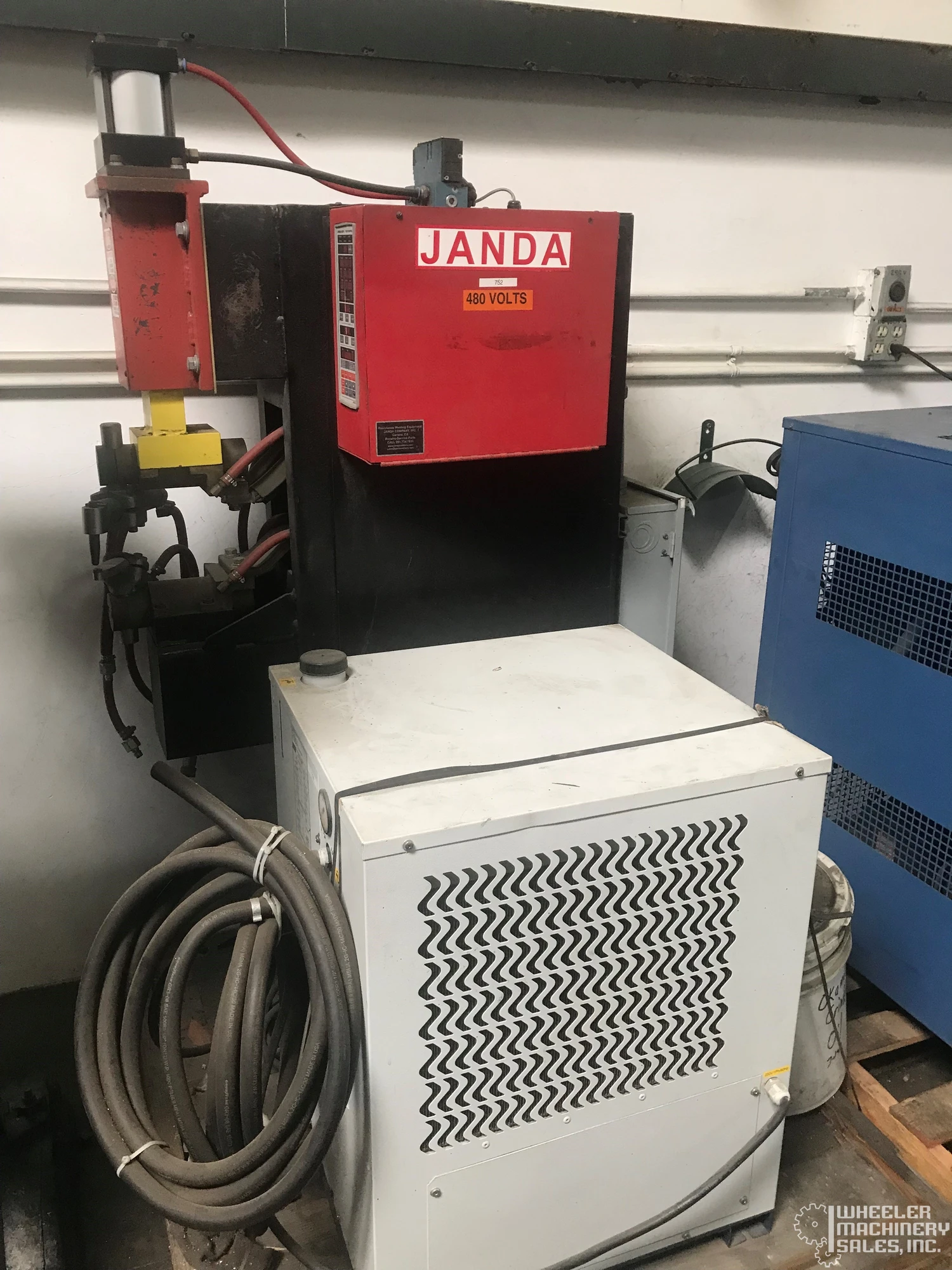 Janda P50-18 Press Type Spot Welder 50 KVA x 12" #6437 #1