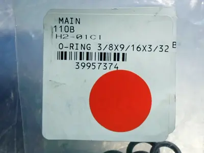 Unknown 114b & 110b Black Viton O-rings - 114b