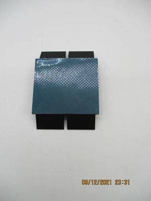 New Flat Surface Fin Style Heat Sink (2X 2/5- 8X5/16") Lot of 4