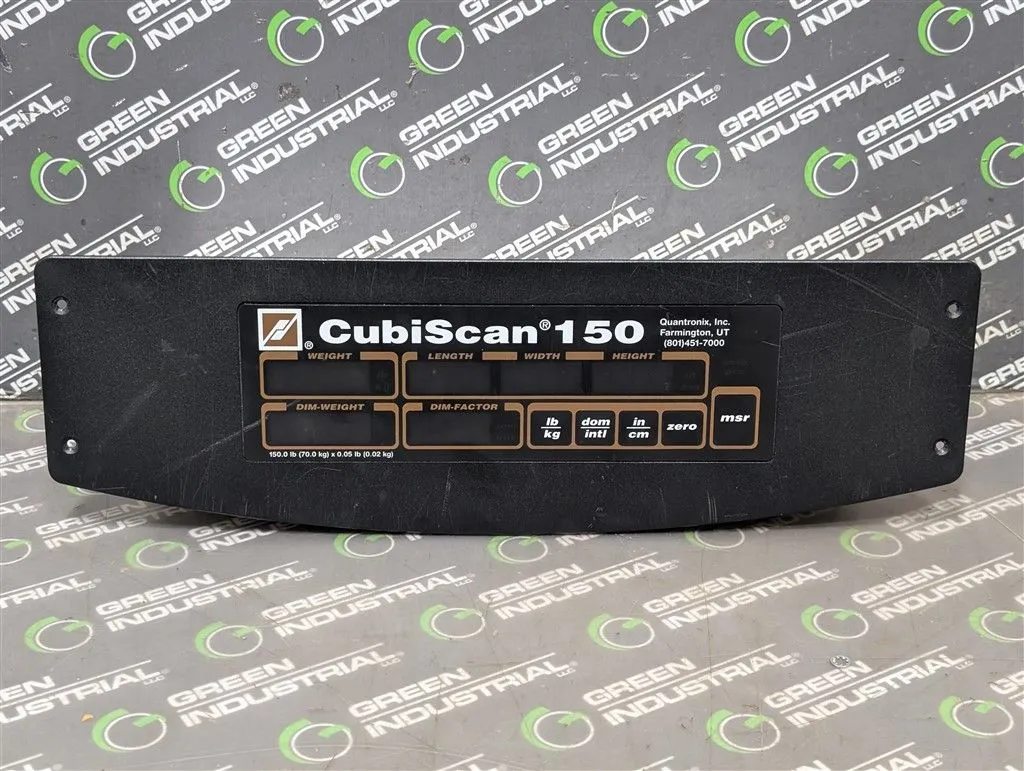 Cubiscan 1-AD101B P14 Conveyor Scale Control Panel Assembly Rev. 1.14 Used