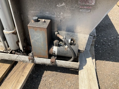 Aluminum 8’L dump box insert for a long box pickup truck, electric over hydraulic pump, no wiring or...