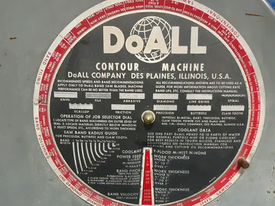 Used DOALL DBW15 Vertical Band Saws Ohio US | HGR 24 #1545809
