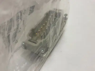 NEW HARTING INSERT HAN 16E-MALE-SCREW FE(AU)/CUNI TYPE J