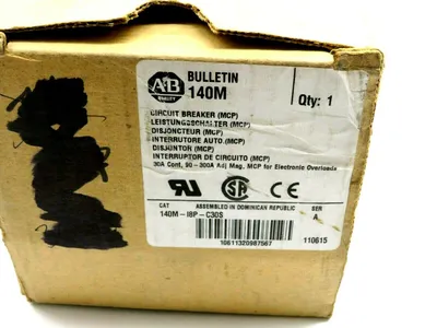 NEW ALLEN BRADLEY 140M-I8P-C30S CIRCUIT BREAKER 30 AMP SER A 140MI8PC30S
