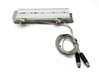 Used SMC High Precision Slide Pneumatic Cylinder 16mm Bore 125mm Stroke Pneumatic Cylinders Michigan US | Maverick Industrial Sales #1414277