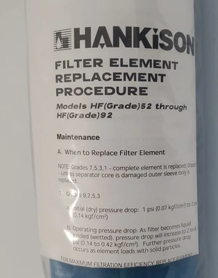 NEW Hankison E3-54