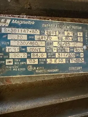 USED MAGNETEK SQUIRREL CAGE