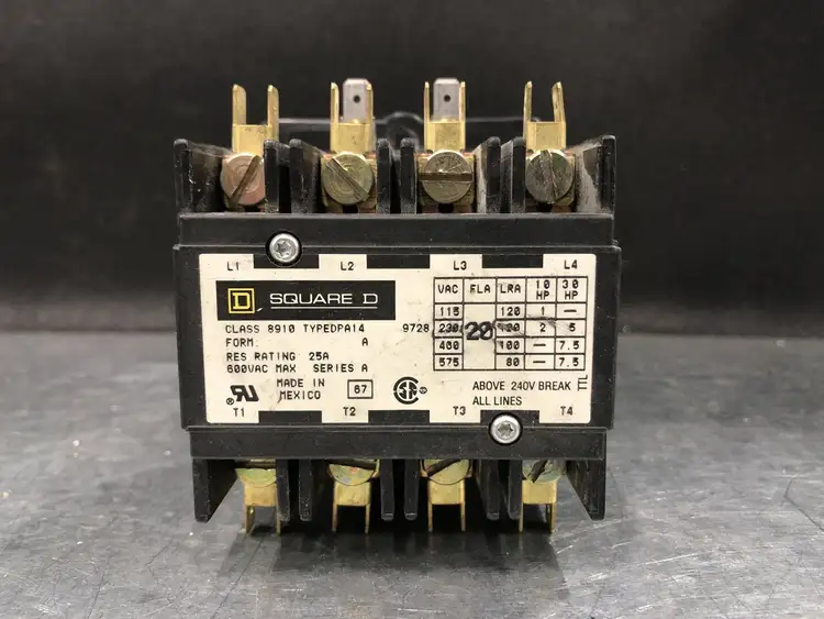 Used SQUARE D 8910DPA14V02 Switchgears British Columbia CA | Lenmark #244168