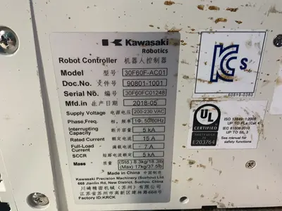 Used 2018 KAWASAKI 3RS007NAC05 Robots Ohio US | HGR 24 #1568559