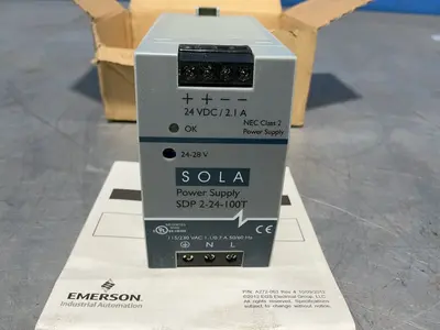 Used SOLA HD / EMERSON SDP 224100T DIN Rail Power Supplies Ohio US | HGR 24 #1549597