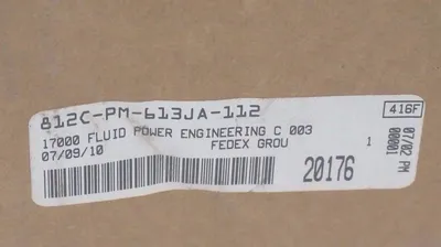 NEW MAC 812C-PM-613JA-112 SOLENOID VALVE 812CPM613JA112