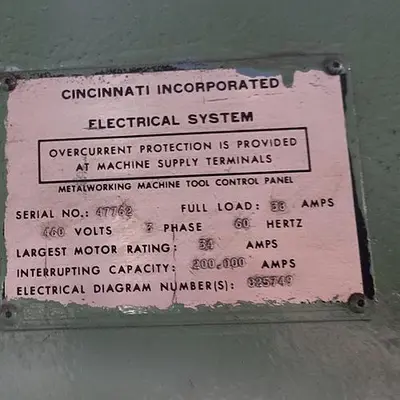 CINCINNATI-INC 500HSX12FT Power Squaring Shears | Mohawk Machinery (6)