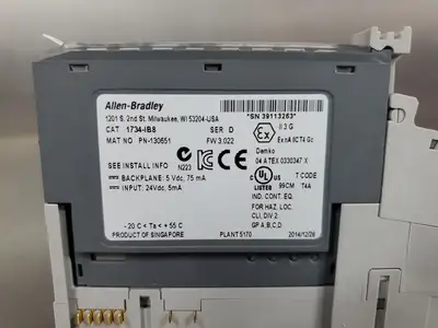 USED Allen-Bradley 1734-IB8/D Sink Input Module w/1734-MB Base