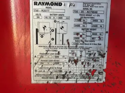 Used RAYMOND 750R35TT Misc Forklifts Illinois US | Somerset Equipment Sales #1542952