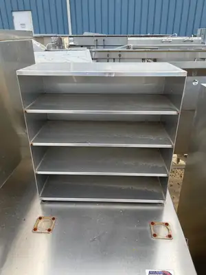 Used Falcon Restaurant Supply, Inc. Used Stainless Steel Countertop Shelves - SS396 Racks/Shelving Illinois US | Falcon Restaurant Supply #1373759