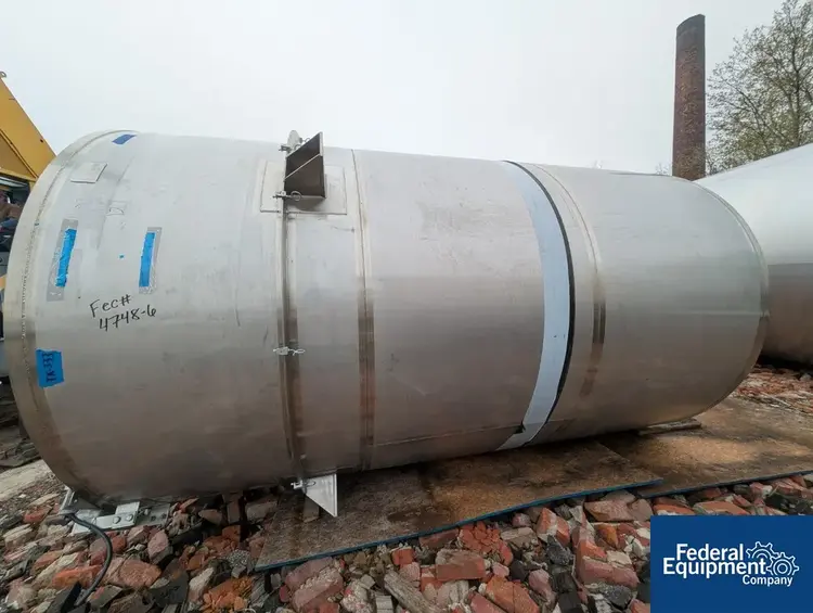Used ICCNW 4100 Gal ICCNW Mix Tank, 304 S/S, 3 HP Stainless Steel Tanks Ohio US | Federal Equipment Company #127614