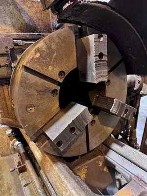 12.5" HOLLOW SPINDLE WARNER & SWASEY MODEL 4A (M-3580) SQUARE HEAD & 12' EXTENDED BED TURRET LATHE: YOBRO #24423