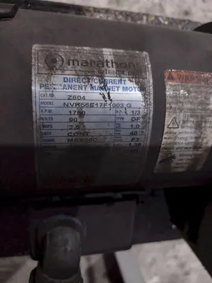 #21982, 20" W X 8" H MANOR MODEL #JS-552M-B20 STAINLESS STEEL BELT CONVEYOR WASHER: STOCK #21982