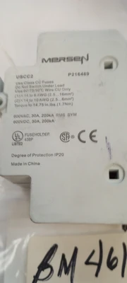 Used Mersen USCC2 Fuse Accessories Arizona US | ASSET CONVERSION SPECIALISTS, INC. #1418214