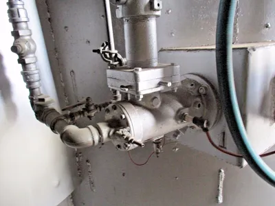 60" diameter x 72" H Annealing Furnace, gas-fired, hydrogen gas, 2150°F, complete w/control