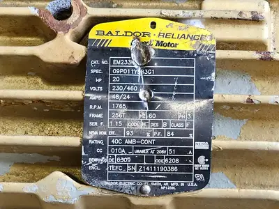 Used BALDOR EM2334T A.C. Motors British Columbia CA | Lenmark #1439936