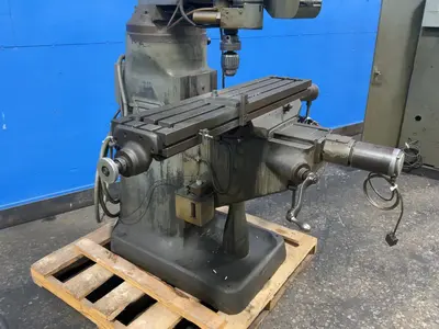 Bridgeport 42” X 9” Vertical Mill