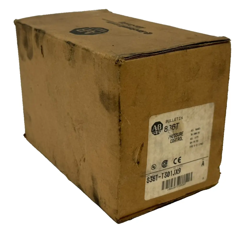 NEW ALLEN BRADLEY 836T-T301JX9 PRESSURE CONTROL SER. A 70-1000PSI