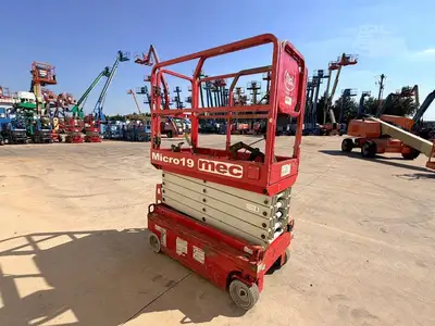 Used 2018 MEC MICRO 19 Scissor Lifters Texas US | Adcock Equipment USA #1519584