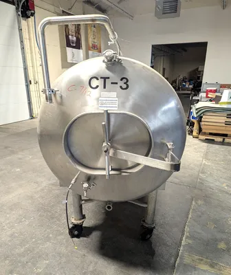 JV NORTHWEST INC. 30BBL ( 930 Gallon ) Sanitary Stainless Steel Horizontal Storage Tank TANKS / KETTLES | EcReCon Inc (3)