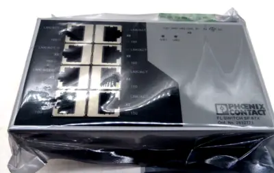 NEW PHOENIX CONTACT FL SWITCH SF 8TX ETHERNET SWITCH FLSWITCHSF8TX