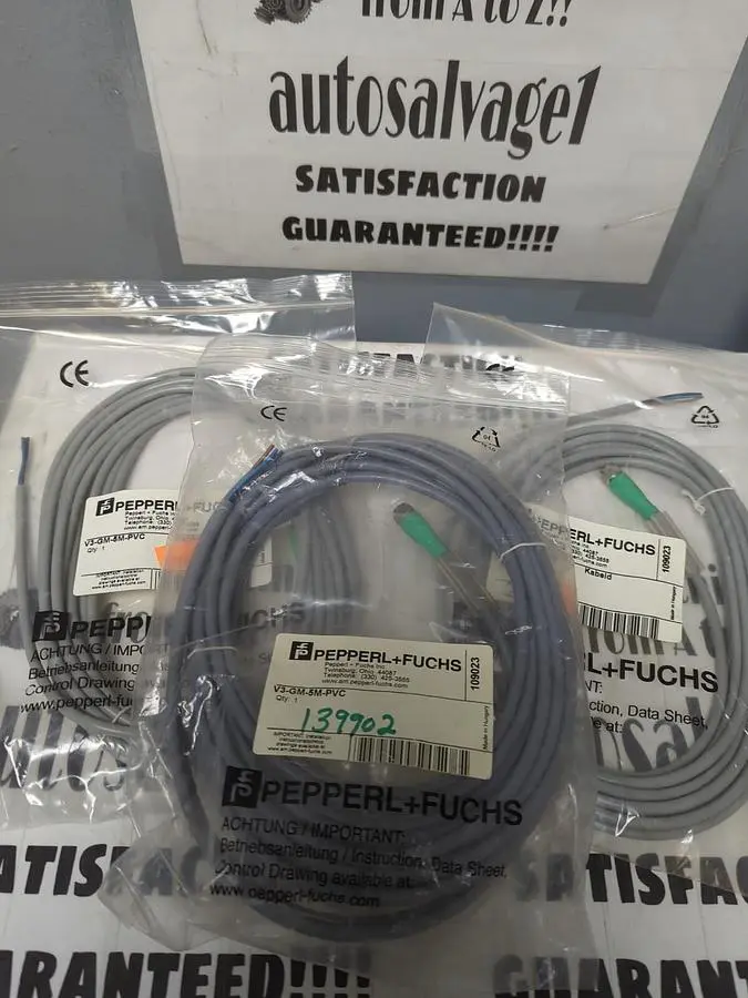 New | in-Stock PEPPERL V3-GM-5M-PVC Cable & Wire | Surplus Asset Holdings #1206716