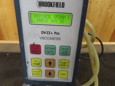 used Brookfield Viscometer, Model DV-II + PRO