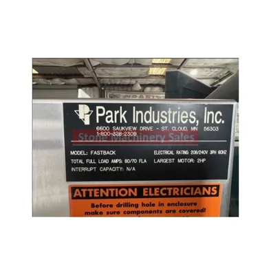 2007 Park Industries Fastback Flat Edge Polisher