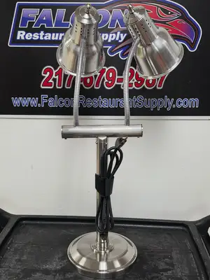 New | in-Stock Falcon Restaurant Supply, Inc. Unused Hanson Heat Lamps Dual Bulb Freestanding Flexible Heat Lamp 115V - TH4 Heat Lamps (Food) Illinois US | Falcon Restaurant Supply #1373667