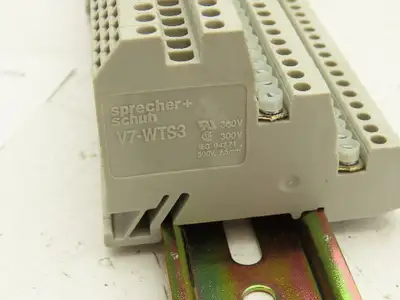 Entrelec Sprecher+Schuh Terminal Block DIN Rail 4-Pin Lot of 85