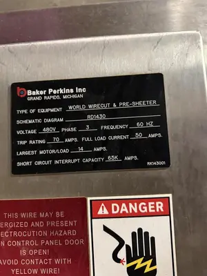 Used BAKER PERKINS 60" Ovens Illinois US | Equipment Relocation Services #1482131