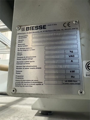 Used 2019 BIESSE "STREAM B/8.5" Edge Banders Florida US | MachineryMax #1462137