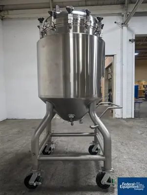 USED A&M Process 500 Liter A&B Process Receiver Tank, 316 S/S, 44/150#