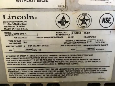USED Lincoln 1600