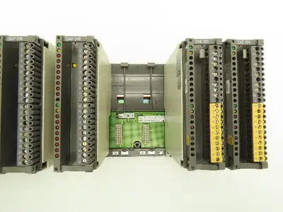 AEG DTA 201 7628-042244801 10 Card Slot Rack Chassis With 8 Cards
