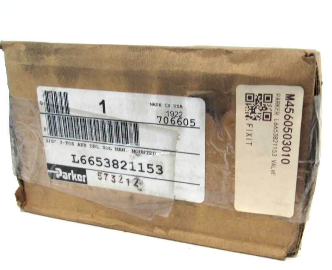 NEW PARKER L6653821153 SOLENOID VALVE