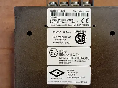 Used FISHER-ROSEMOUNT SYSTEMS KJ4001X1-BA3 Misc Electrical & Power Parts British Columbia CA | Lenmark #1438994