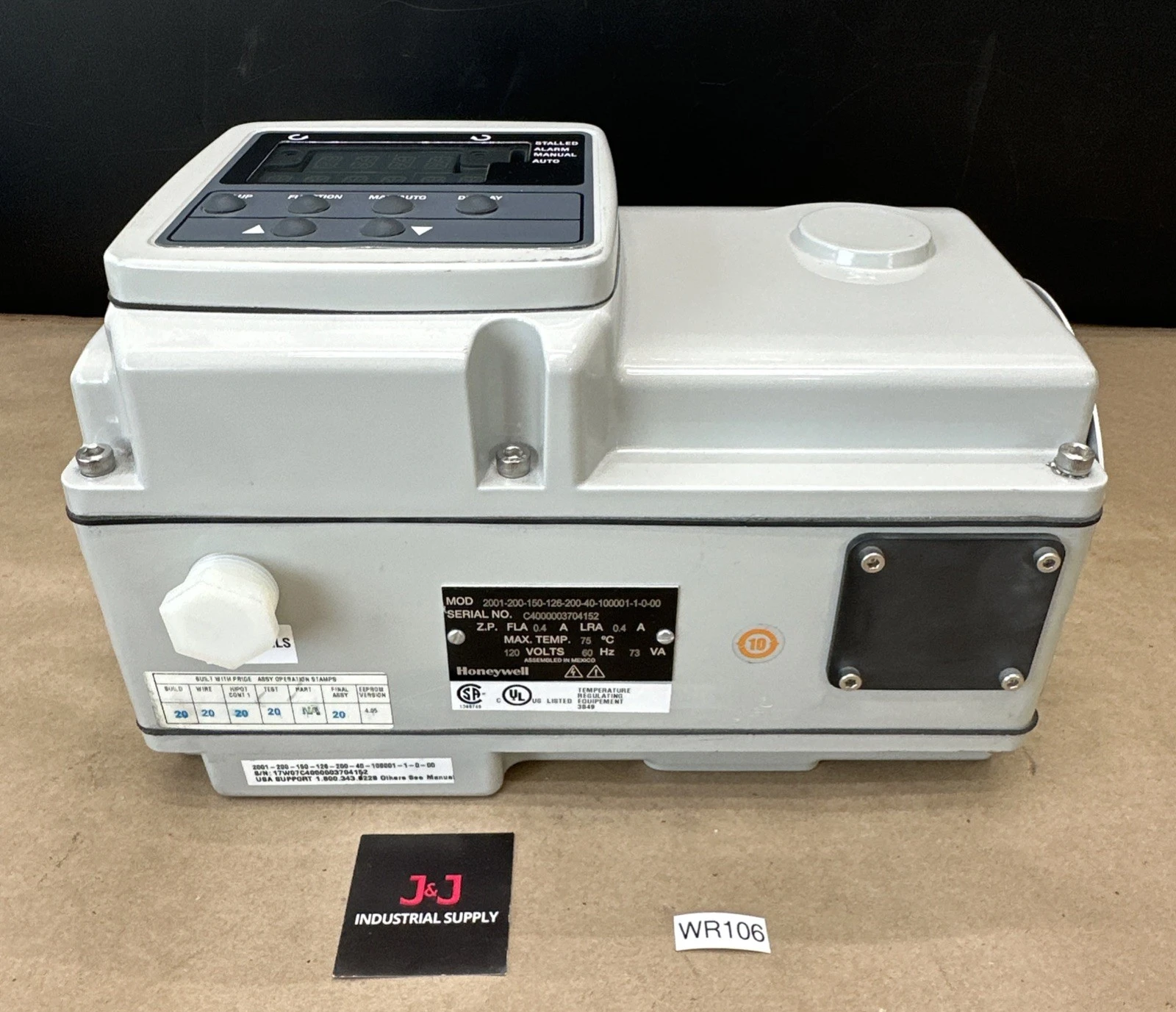 NEW HONEYWELL 2001-200-150-126-200-40-100001-1-0-00