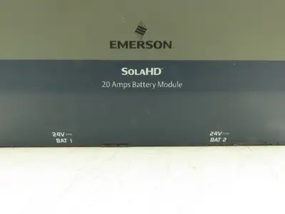 Emerson SDU 24-BATB Dual Battery Unit 24V Output 20 Amp SolaHD