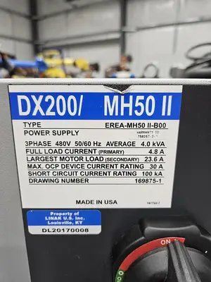 USED YASKAWA MOTOMAN MH50-II