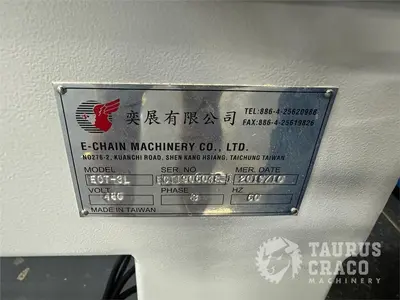 Used 2019 E-CHAIN ECT-48S ANGULAR DOUBLE END-TENONER LINE Woodworking Tenoners Ontario CA | Taurus Craco Machinery Inc #1314188
