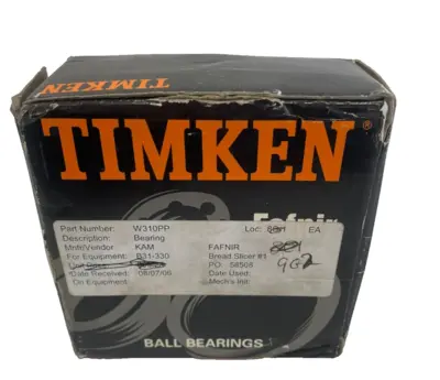 NEW TIMKEN W310PP DEEP GROOVE BEARING