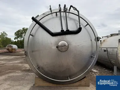 USED Quality Tank Solutions 13,500 Gal Quality Tank Solutions Steel Storage Tank, 304 S/S