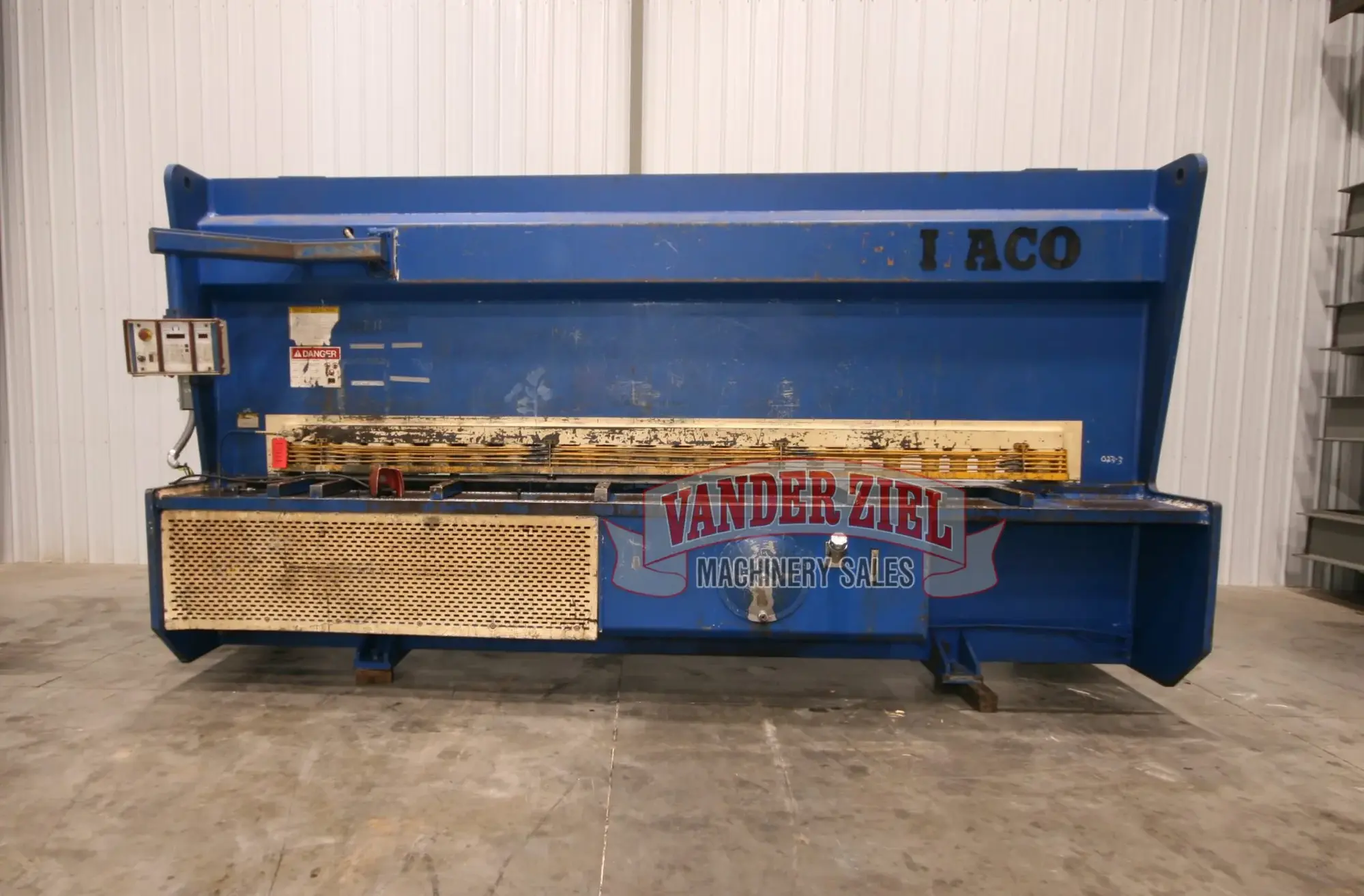 Used 1994 HACO ATLANTIC HSL 4016 Sheet Metal Shears Michigan US | Vander Ziel Machinery Sales #483389